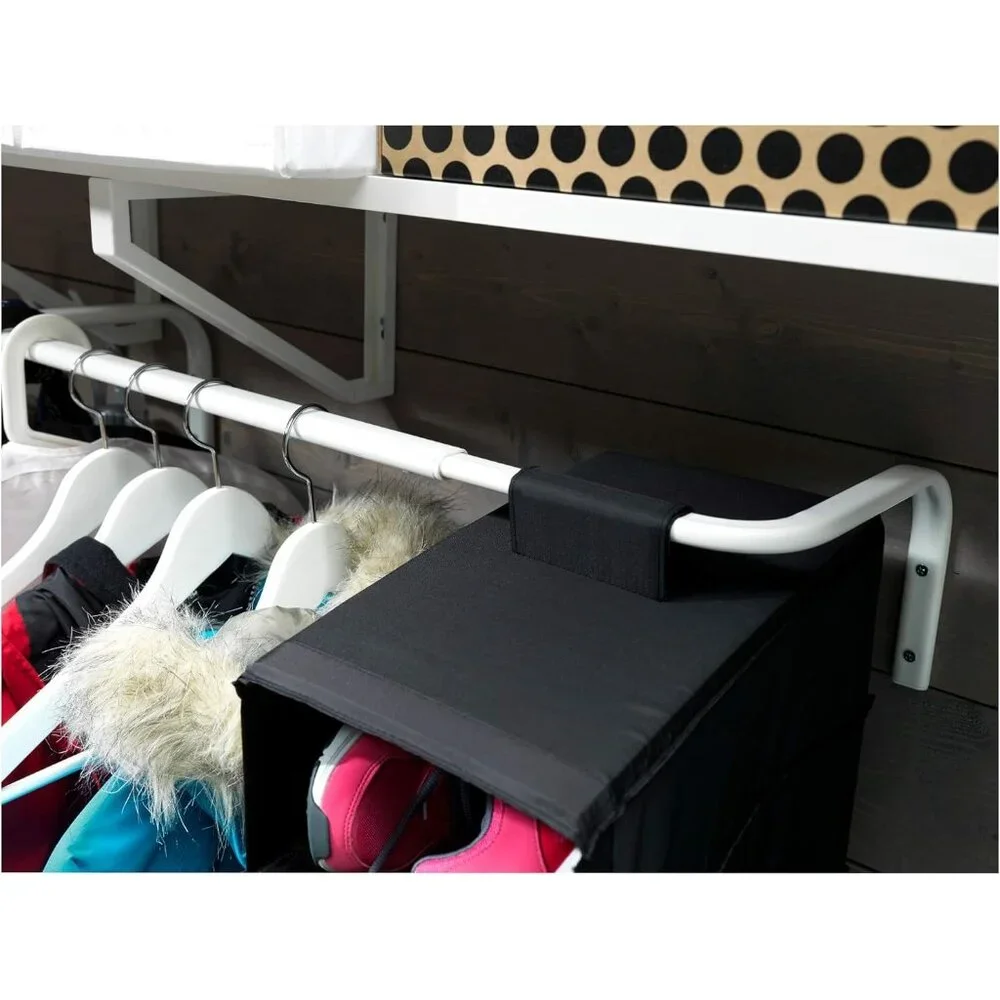 MULIG Clothes Bar, White, 23 5/8-35 3/8 